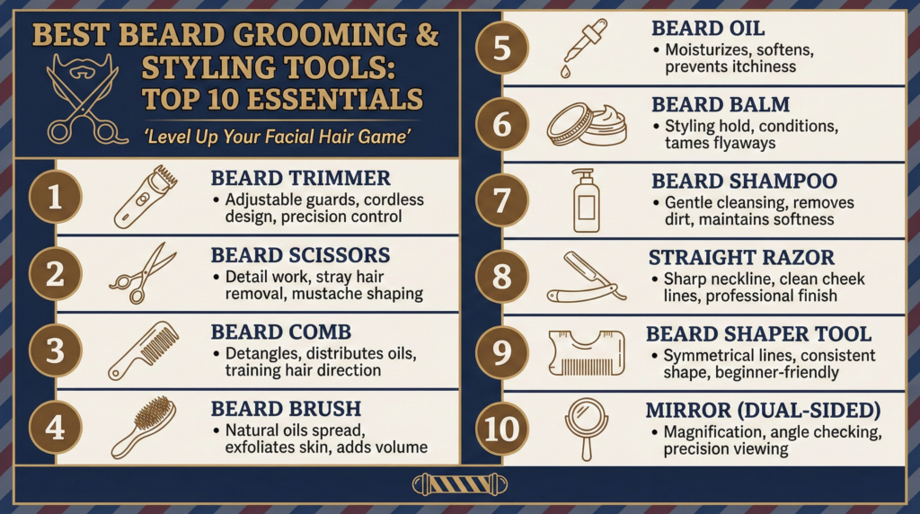 beard grooming essentials