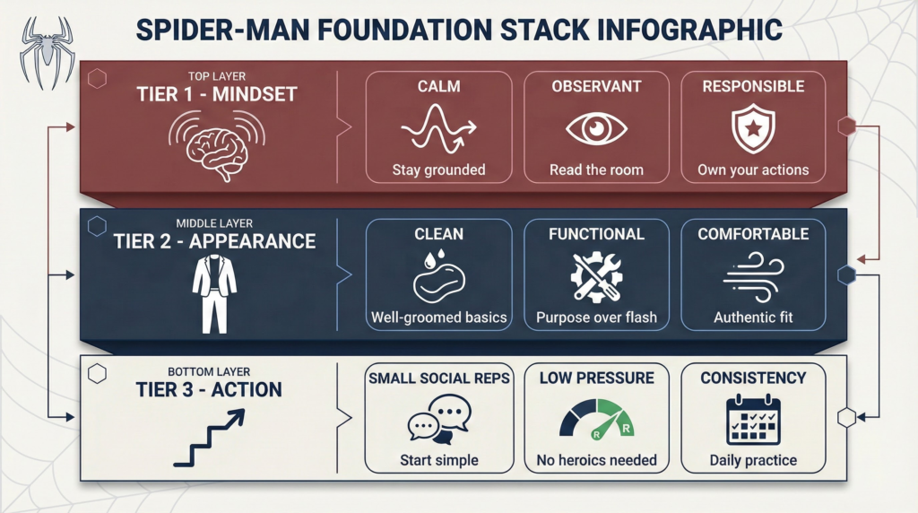 Peter Parker confidence for Men