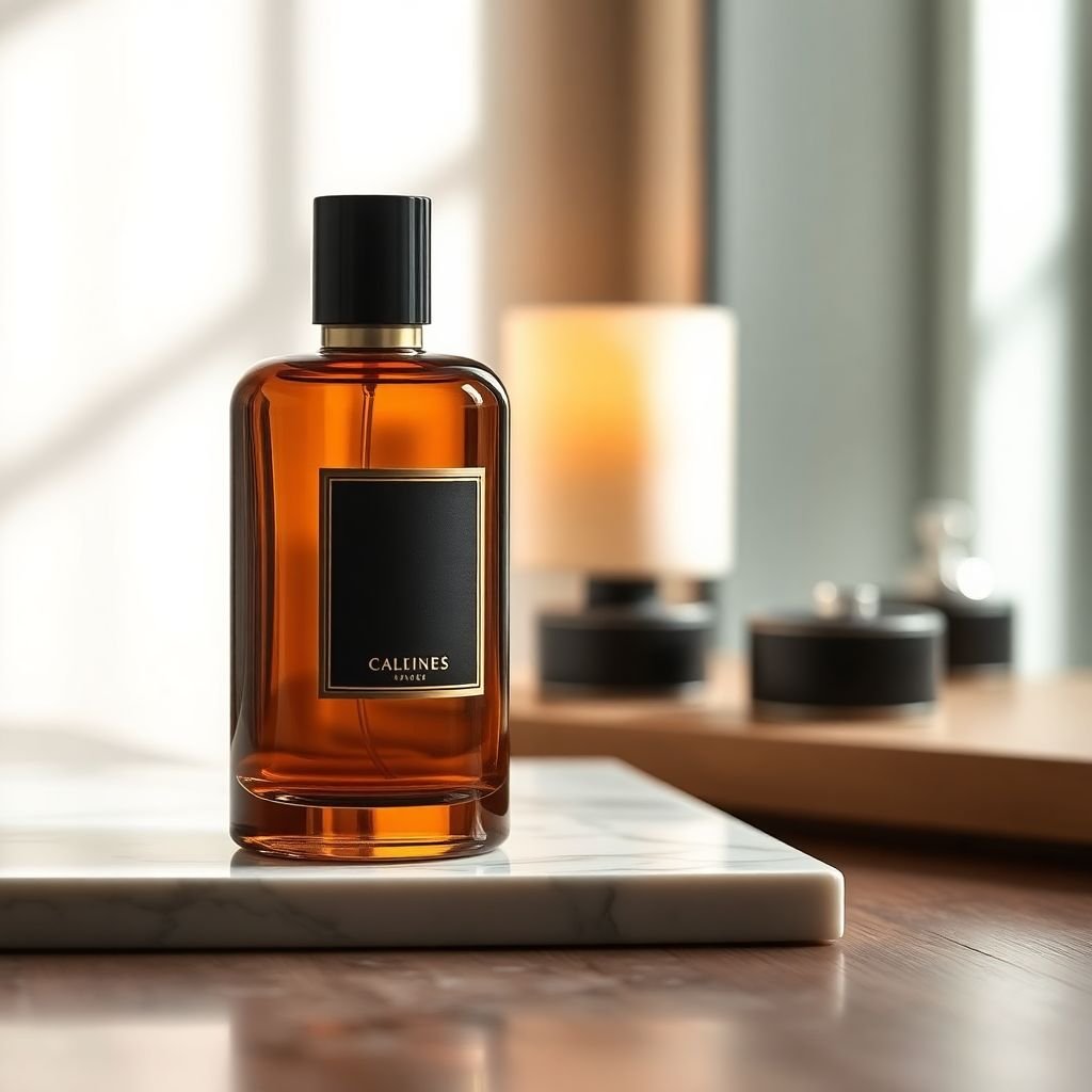 Men’s cologne bottle suitable for professional and everyday wear
